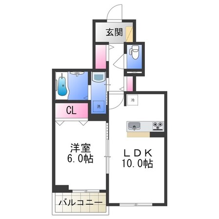 エルデ　ノースの物件間取画像